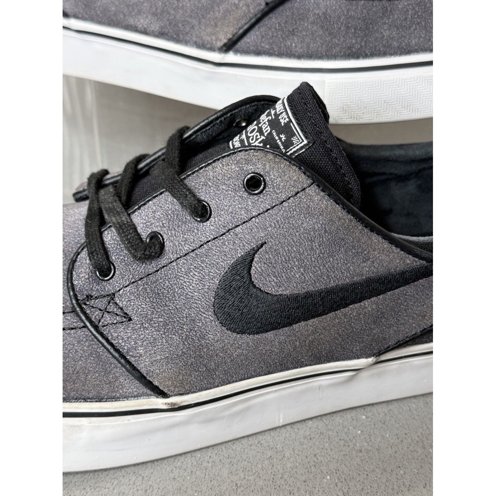 Nike Stefan Janoski Gray Skateboarding Shoes Men's Size 11.5 Vintage Preowned - Picture 3 of 10